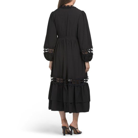 NANCY YANG Black Lace Dress - Picture 2 of 2